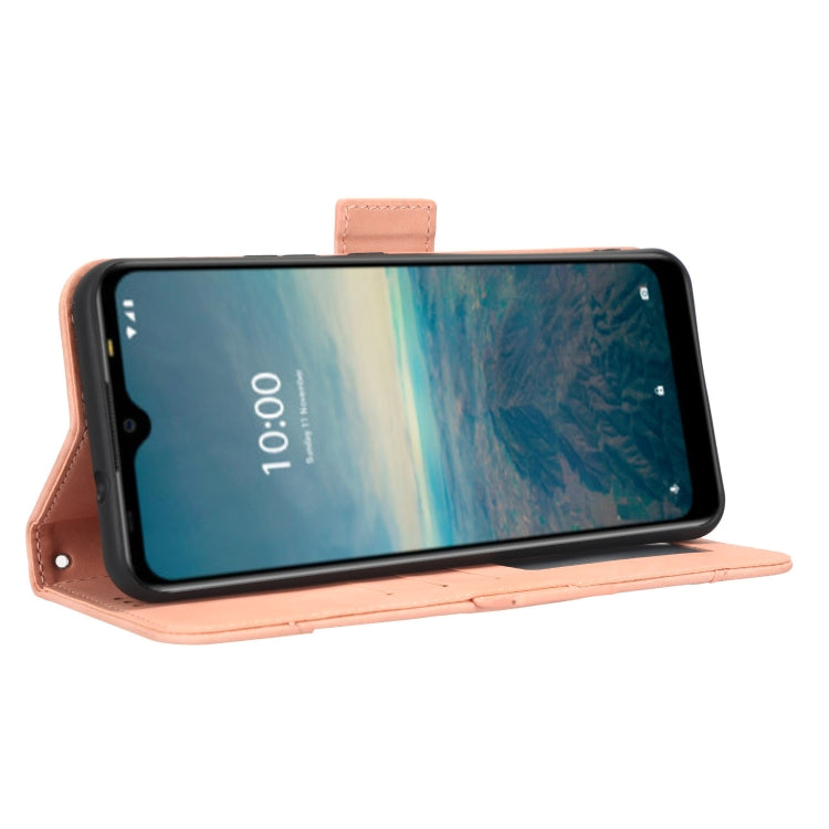 For Vodafone Smart V22 Skin Feel Calf Texture Card Slots Leather Phone Case