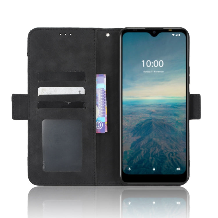 For Vodafone Smart V22 Skin Feel Calf Texture Card Slots Leather Phone Case