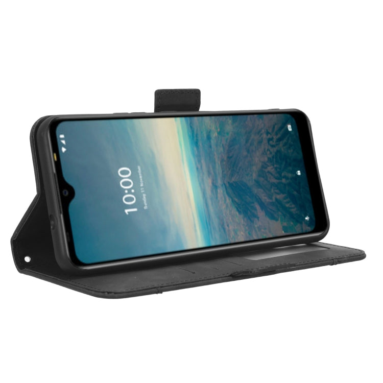 For Vodafone Smart V22 Skin Feel Calf Texture Card Slots Leather Phone Case