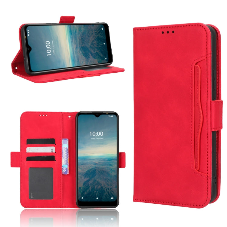 For Vodafone Smart V22 Skin Feel Calf Texture Card Slots Leather Phone Case