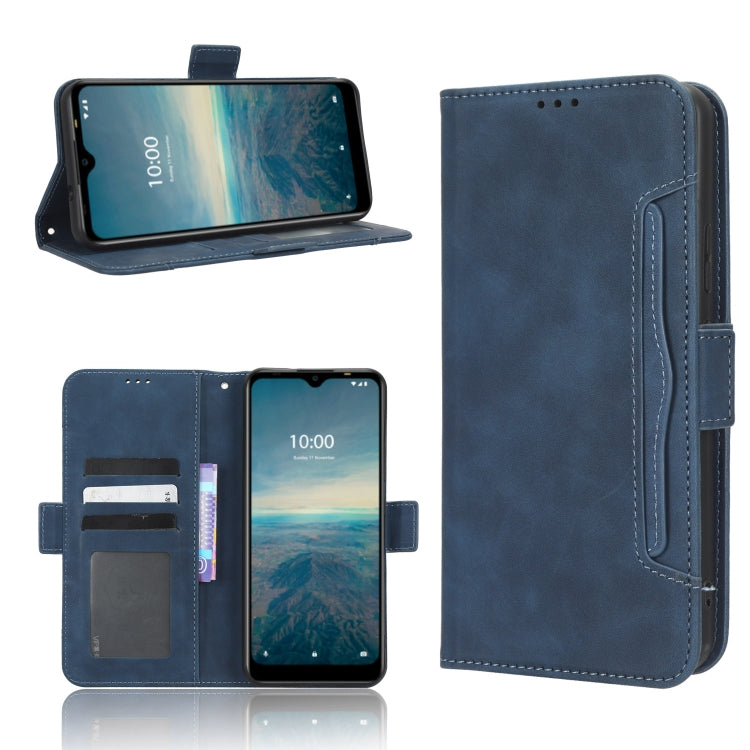 For Vodafone Smart V22 Skin Feel Calf Texture Card Slots Leather Phone Case