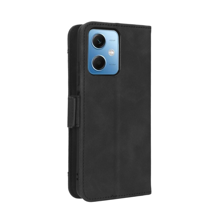 For Xiaomi Poco X5 5G / Redmi Note 12 5G Skin Feel Calf Texture Card Slots Leather Phone Case
