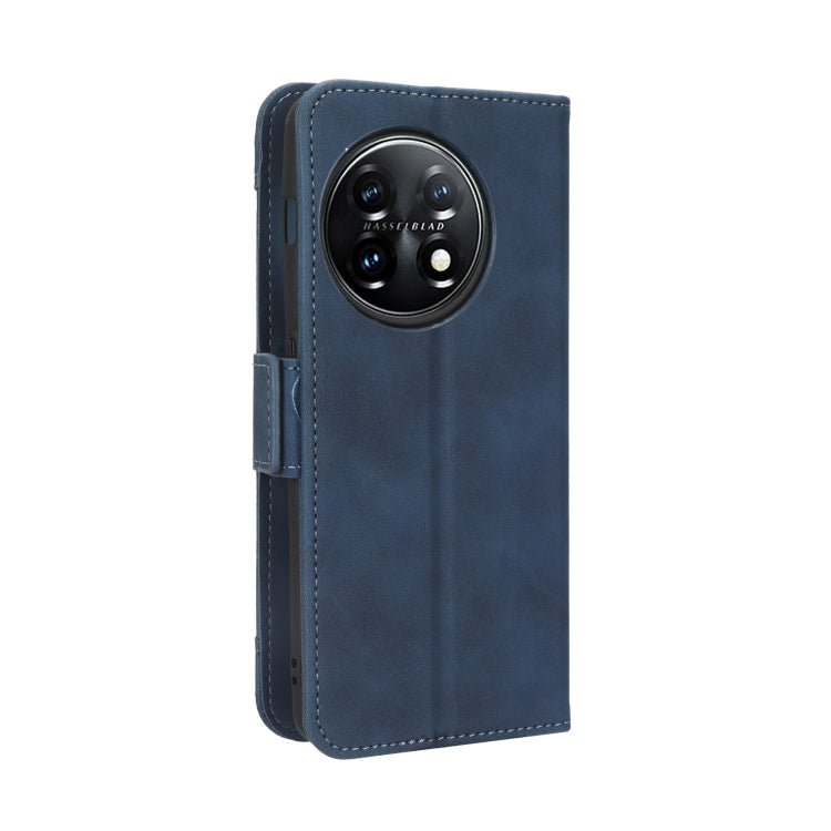 For OnePlus 11 5G Skin Feel Calf Texture Card Slots Leather Phone Case