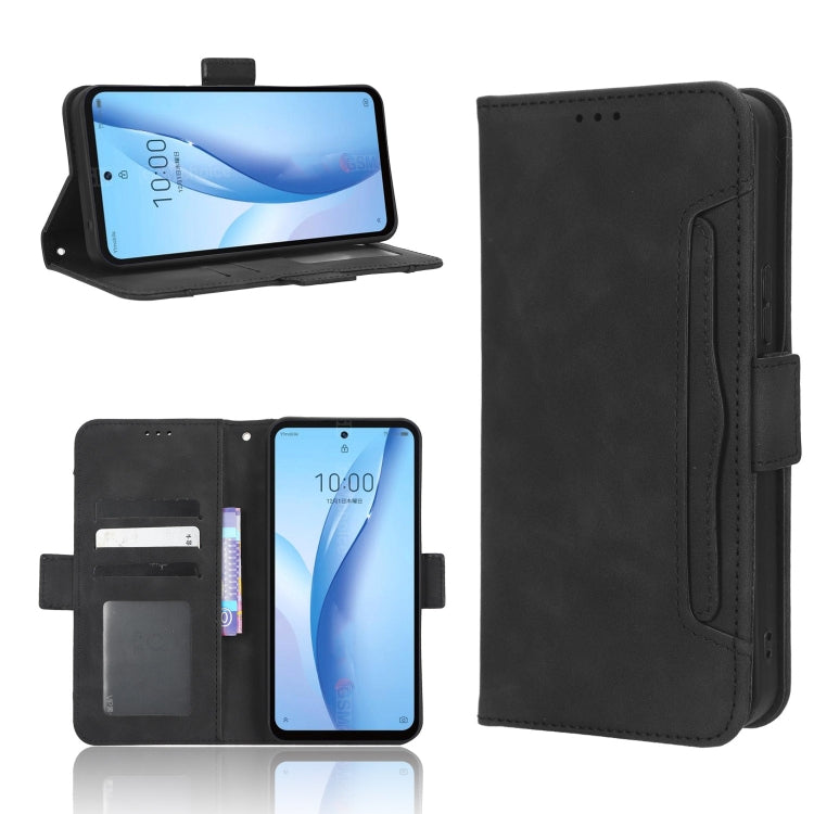 For ZTE Libero 5G III Skin Feel Calf Texture Card Slots Leather Phone Case