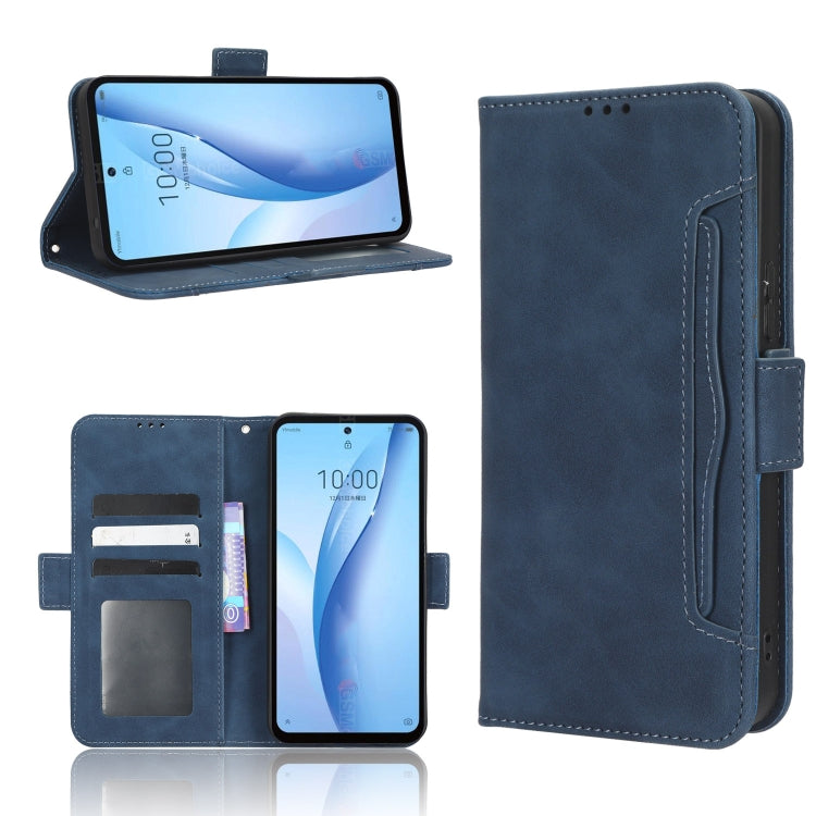For ZTE Libero 5G III Skin Feel Calf Texture Card Slots Leather Phone Case
