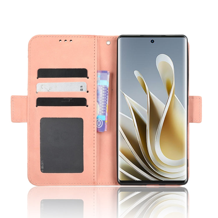 For ZTE nubia Z50 Skin Feel Calf Texture Card Slots Leather Phone Case