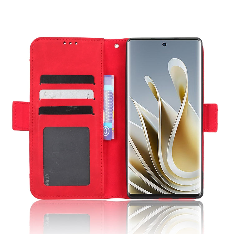 For ZTE nubia Z50 Skin Feel Calf Texture Card Slots Leather Phone Case