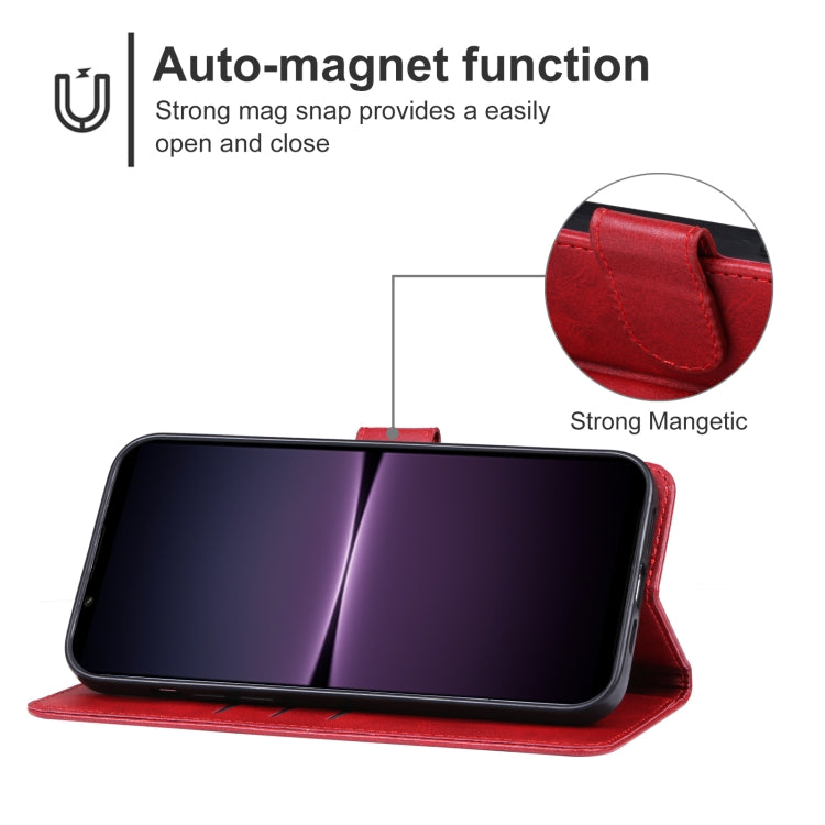 For Sony Xperia 1 V Leather Phone Case