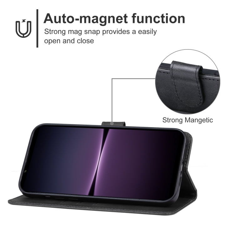 For Sony Xperia 1 V Leather Phone Case