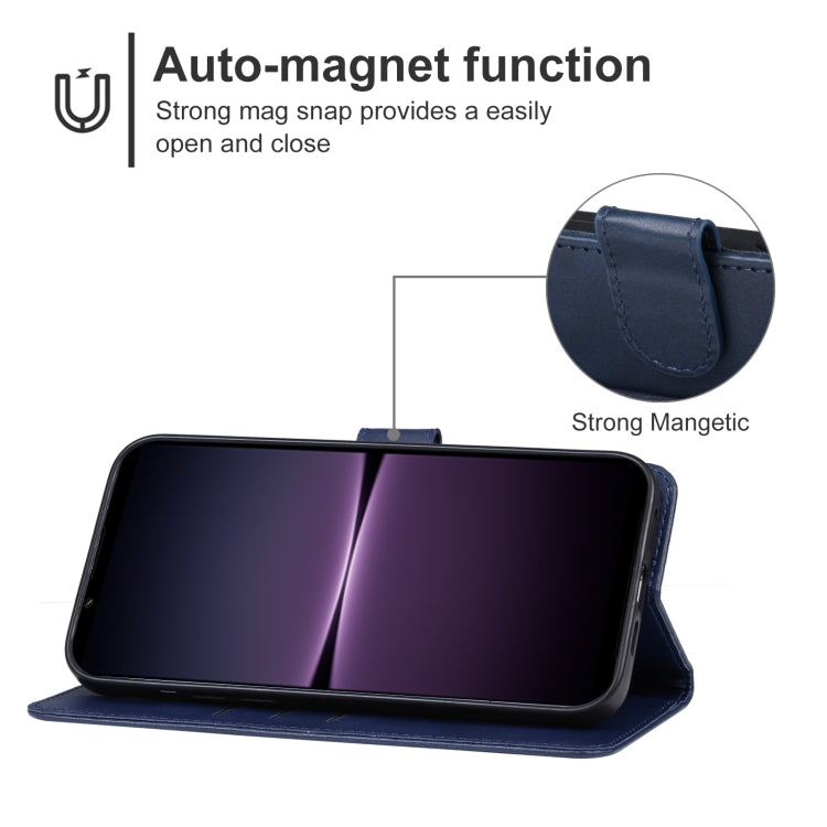 For Sony Xperia 1 V Leather Phone Case