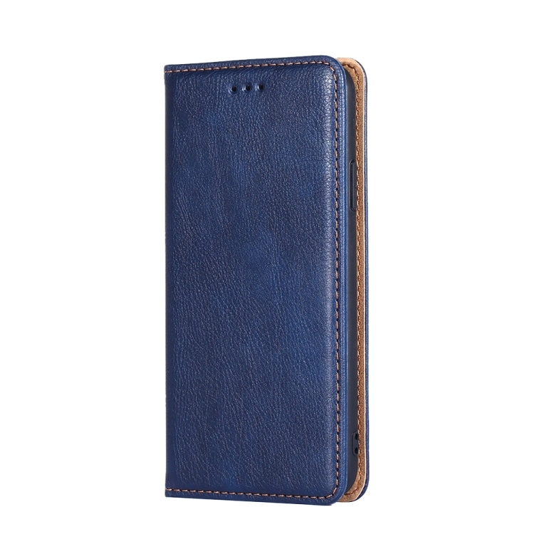 For Motorola Moto E13 4G Gloss Oil Solid Color Magnetic Leather Phone Case