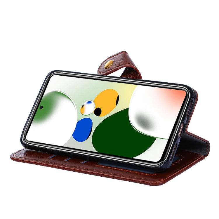 For OPPO A17k Zipper Bag Leather Phone Case