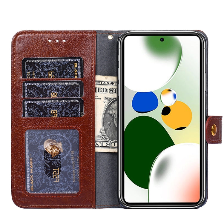 For Honor X9a 5G Zipper Bag Leather Phone Case
