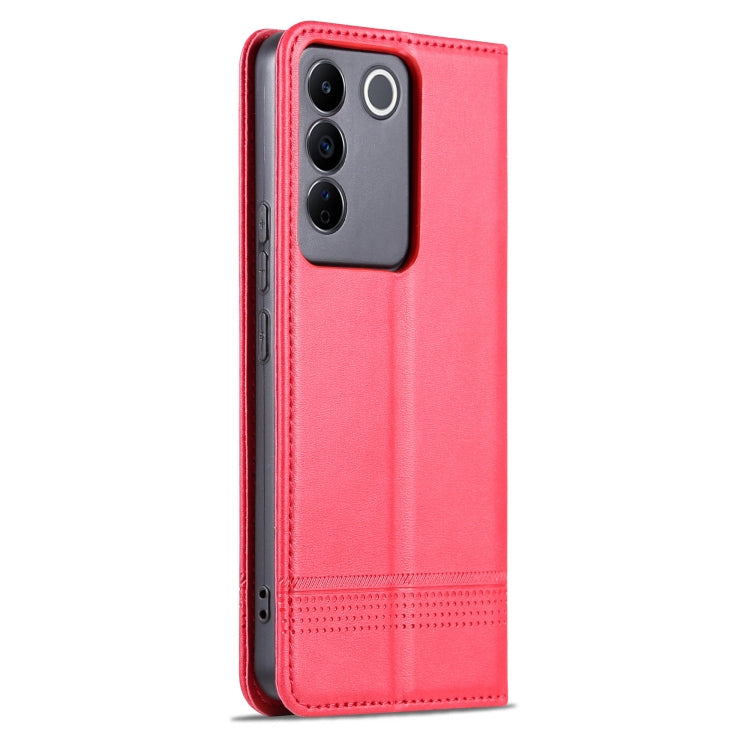For vivo S16e AZNS Magnetic Calf Texture Flip Leather Phone Case