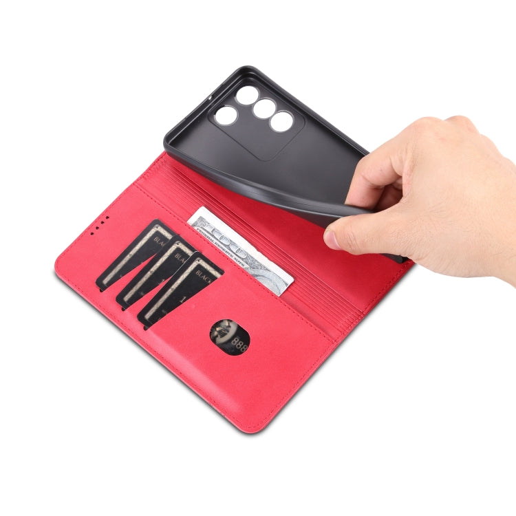 For vivo S16e AZNS Magnetic Calf Texture Flip Leather Phone Case