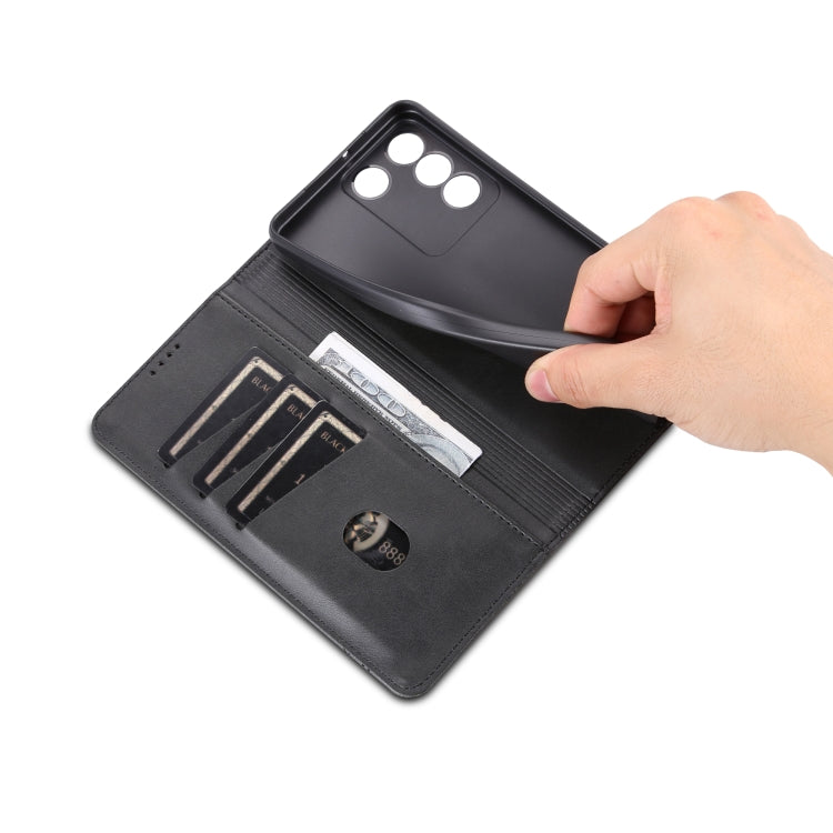 For vivo S16e AZNS Magnetic Calf Texture Flip Leather Phone Case
