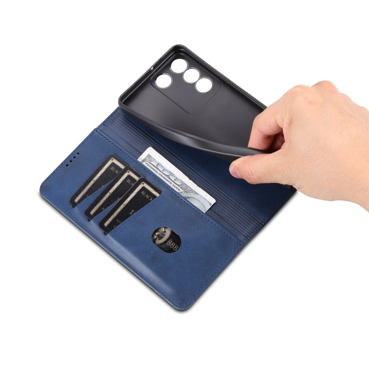 For vivo S16e AZNS Magnetic Calf Texture Flip Leather Phone Case