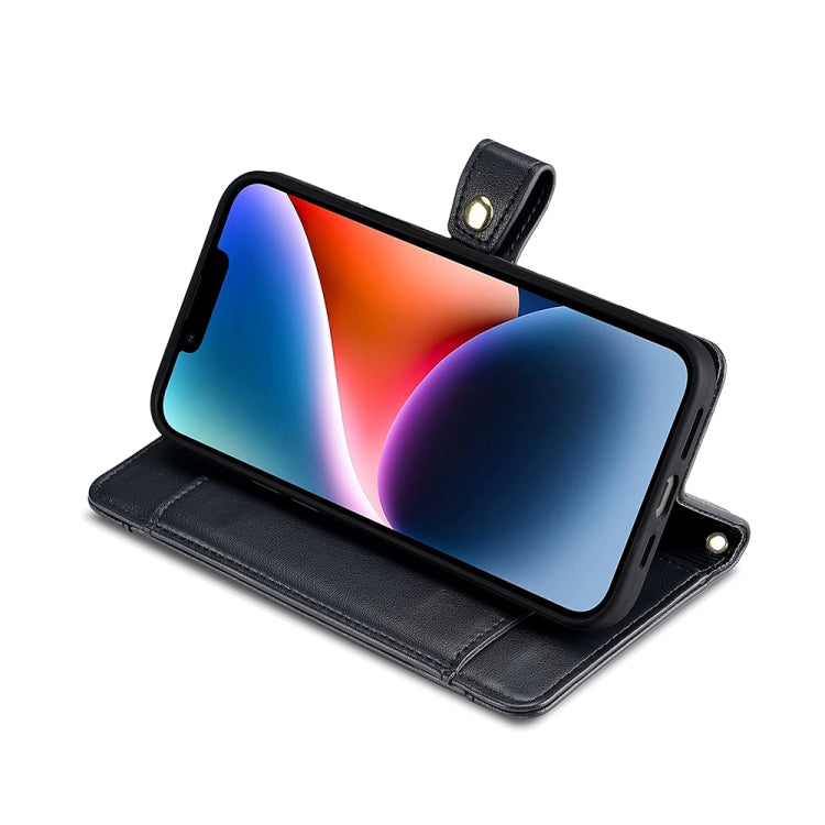 For Xiaomi Poco X5 Pro / Redmi Note 12 Pro Speed Sheep Texture Cross-body Zipper Wallet Leather Phone Case