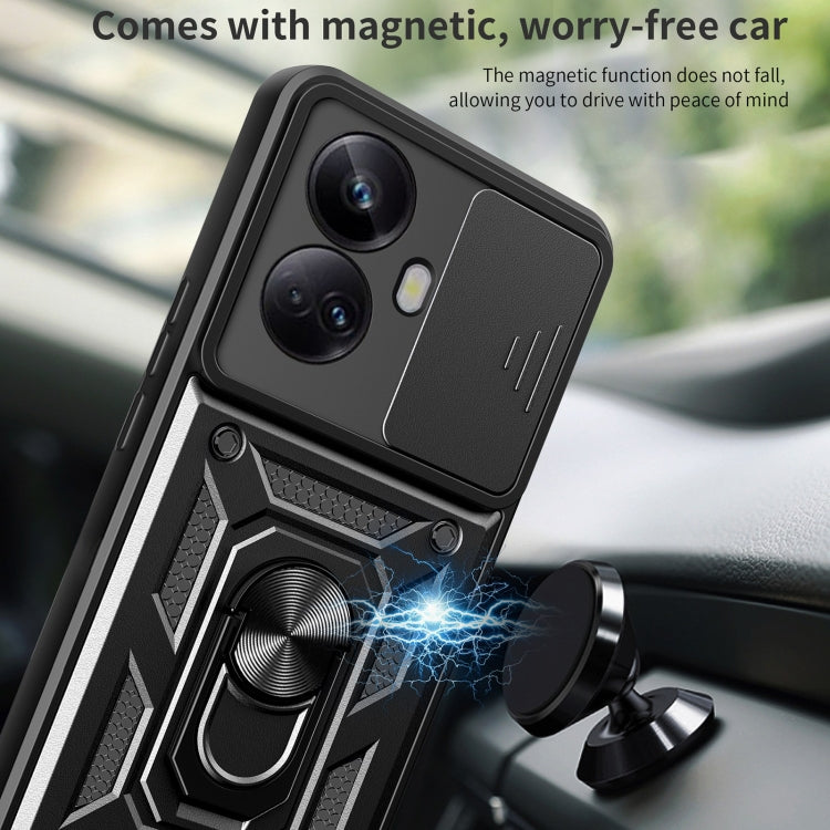 For Realme 10 Pro+ 5G Sliding Camera Cover Design Phone Case