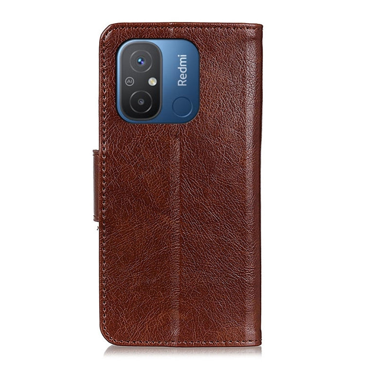 For Xiaomi Redmi 12C/11A Nappa Texture Leather Phone Case