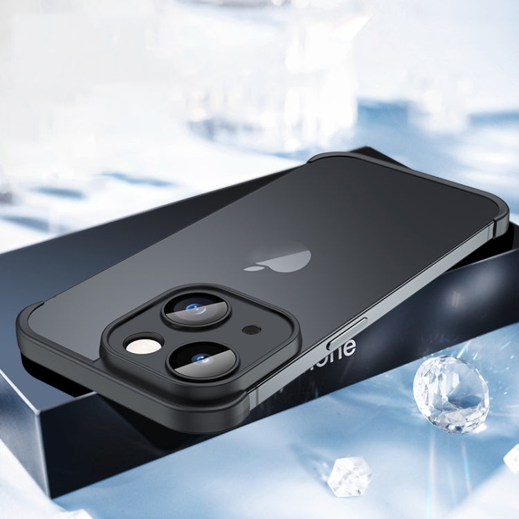 For iPhone 14 Plus Four Corners + Camera TPU Phone Protective Frame