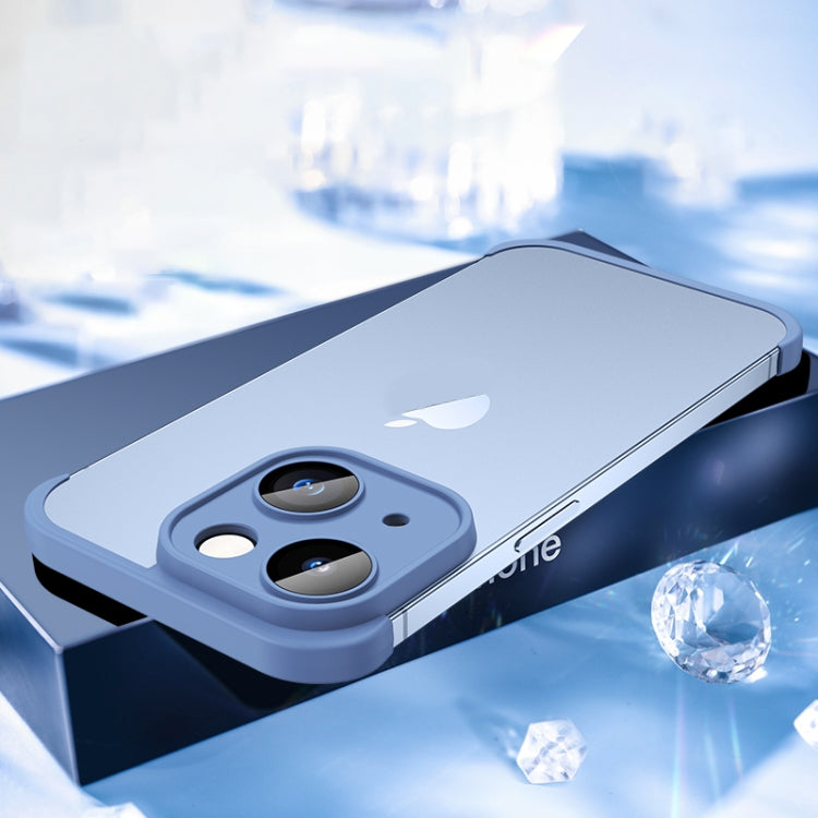 For iPhone 14 Plus Four Corners + Camera TPU Phone Protective Frame