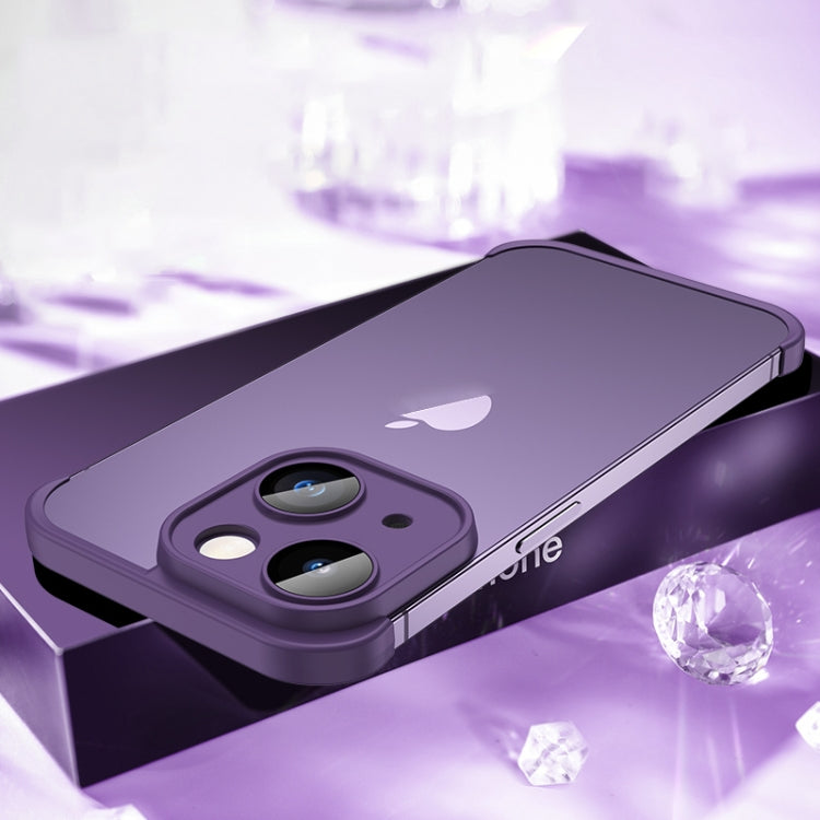 For iPhone 14 Plus Four Corners + Camera TPU Phone Protective Frame