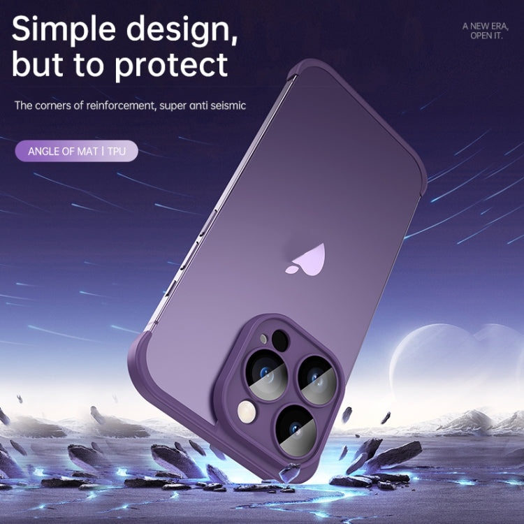 For iPhone 13 Pro Four Corners + Camera TPU Phone Protective Frame
