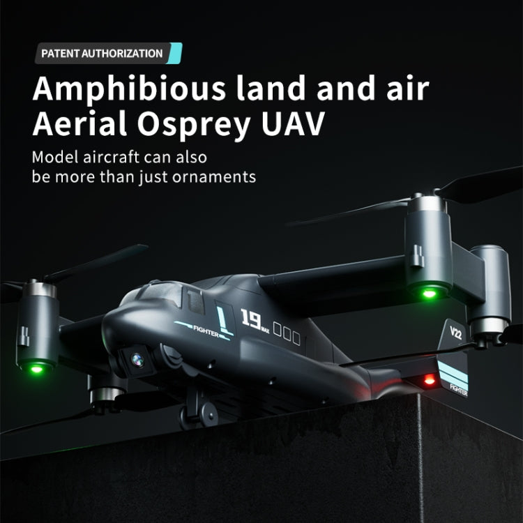 JJR/C X27 Osprey Dual-mode Remote Control Transport Drone(Black)