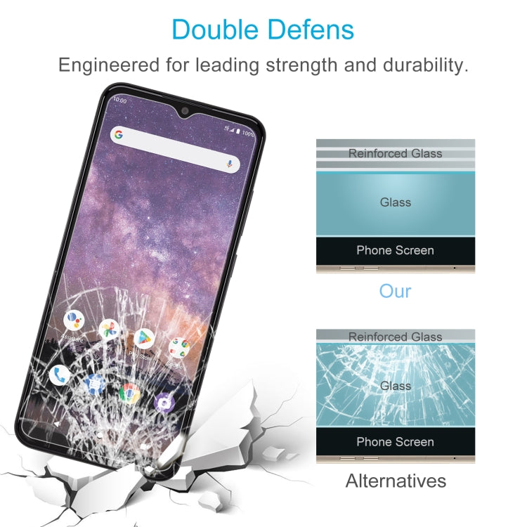 For Wiko Voix U616AT 10pcs 0.26mm 9H 2.5D Tempered Glass Film