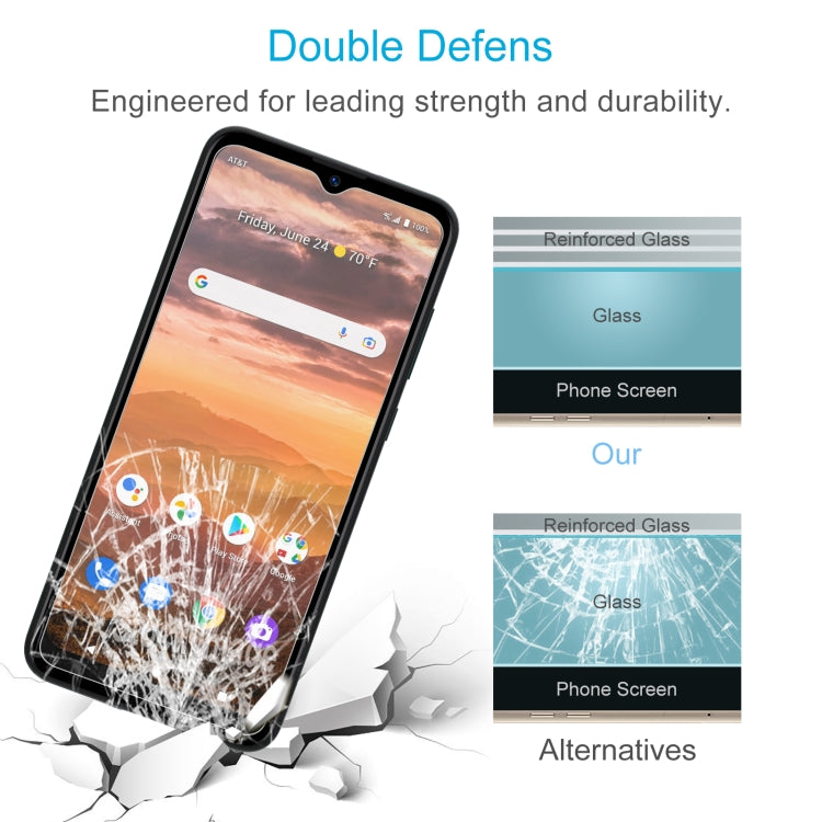 For AT&T Maestro 3 50pcs 0.26mm 9H 2.5D Tempered Glass Film