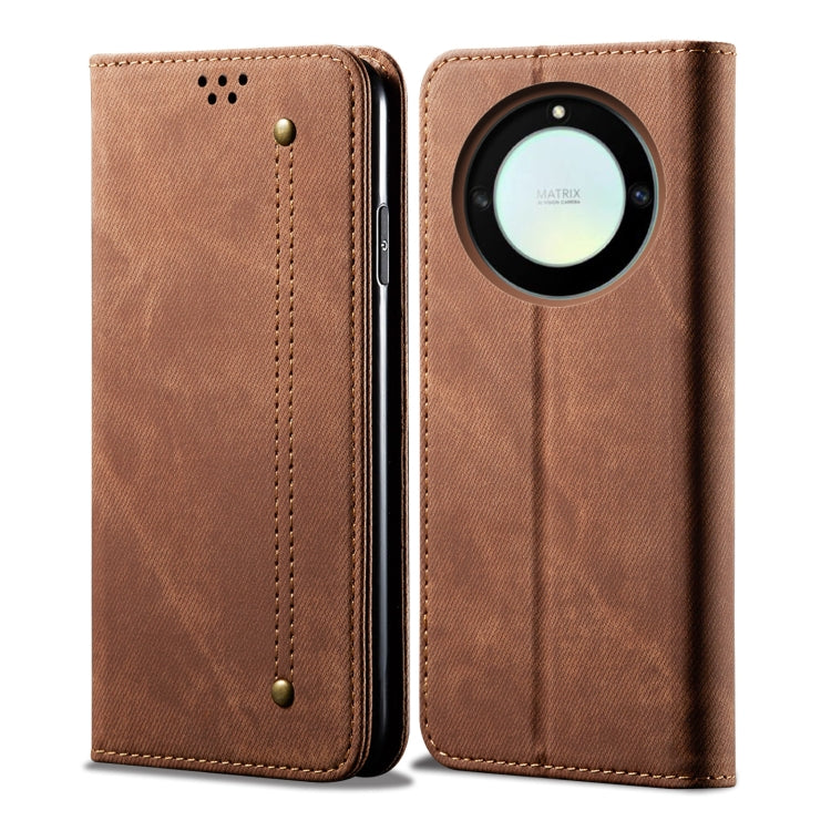 For Honor X40 Denim Texture Leather Phone Case