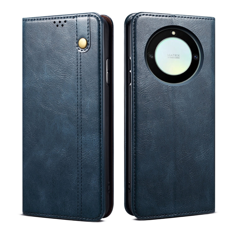 For Honor X40 Oil Wax Crazy Horse Texture Leather Phone Case
