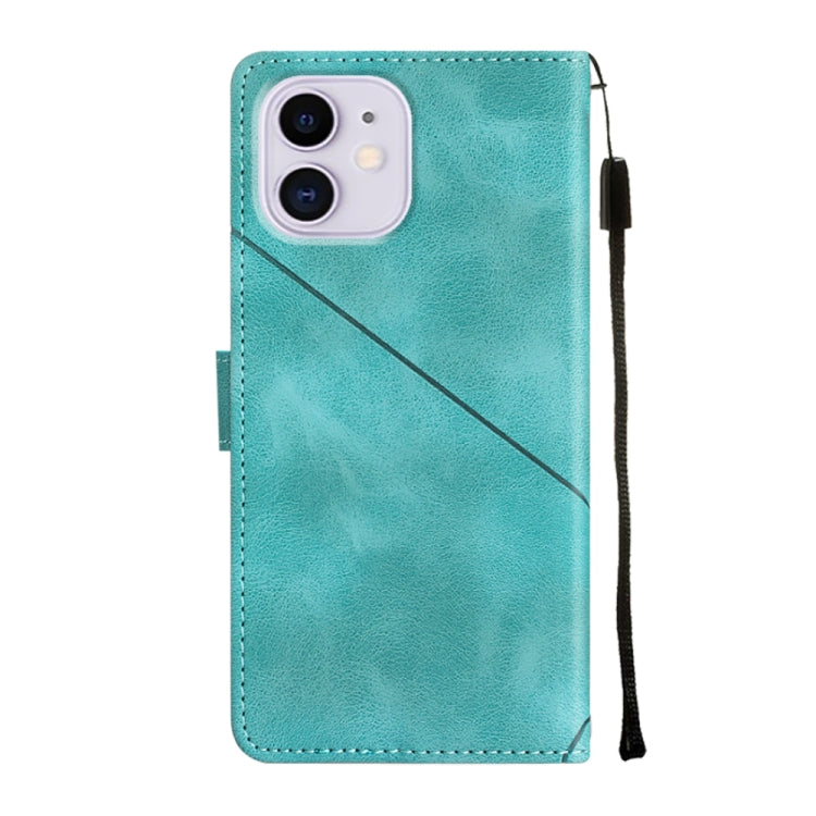 For iPhone 11 Skin-feel Embossed Leather Phone Case