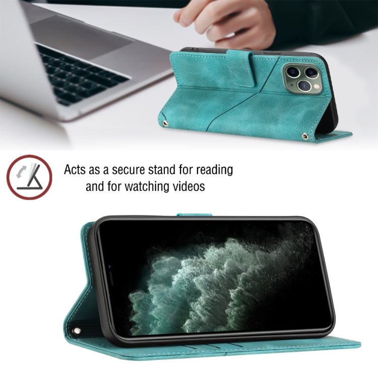 For iPhone 11 Pro Max Skin-feel Embossed Leather Phone Case
