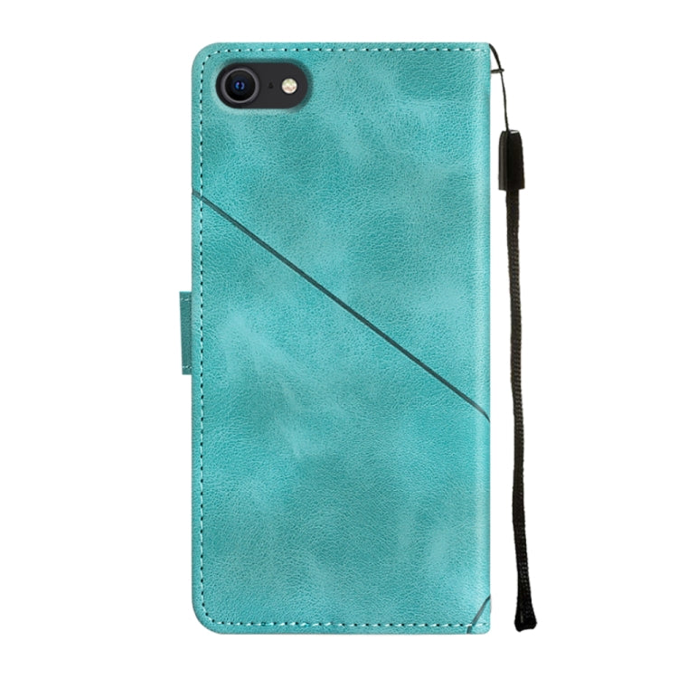 For iPhone SE 2022 / 2020 / 7 / 8 Skin-feel Embossed Leather Phone Case