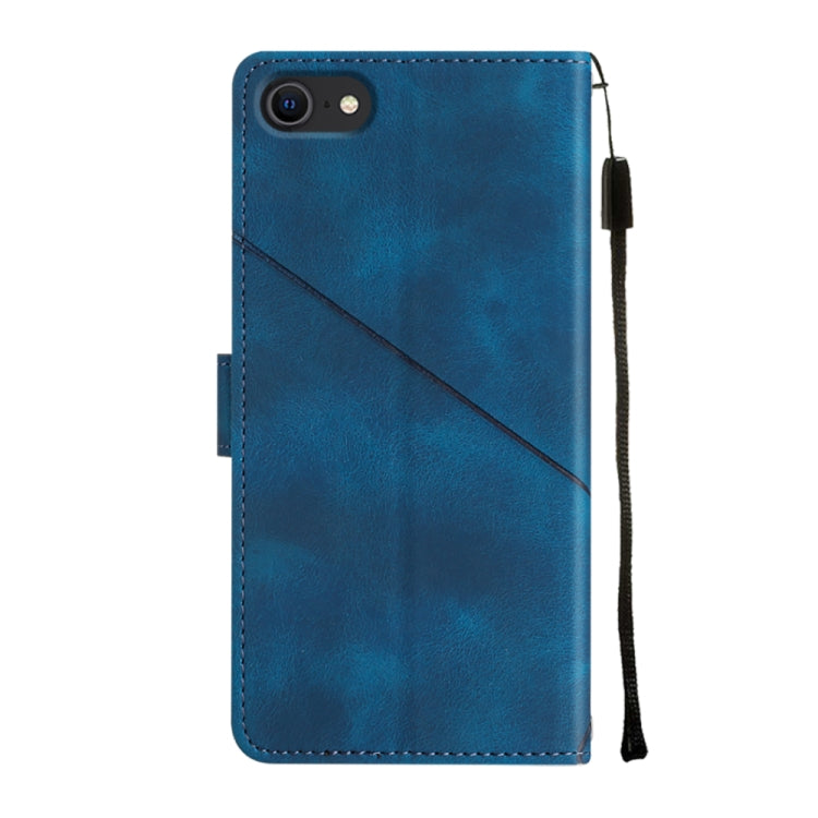 For iPhone SE 2022 / 2020 / 7 / 8 Skin-feel Embossed Leather Phone Case