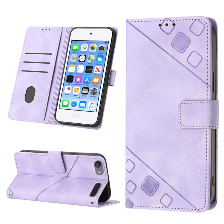 For iPod Touch 7 / Touch 6 Skin-feel Embossed Leather Phone Case