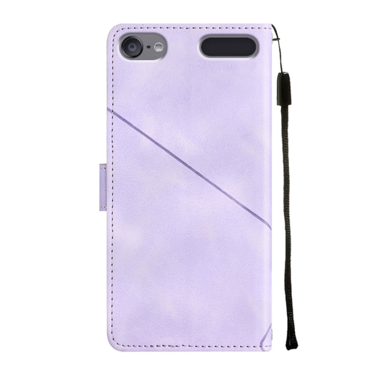 For iPod Touch 7 / Touch 6 Skin-feel Embossed Leather Phone Case