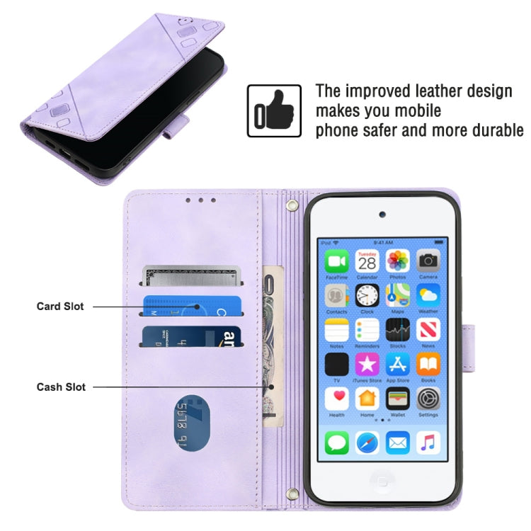 For iPod Touch 7 / Touch 6 Skin-feel Embossed Leather Phone Case