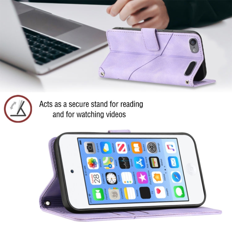 For iPod Touch 7 / Touch 6 Skin-feel Embossed Leather Phone Case