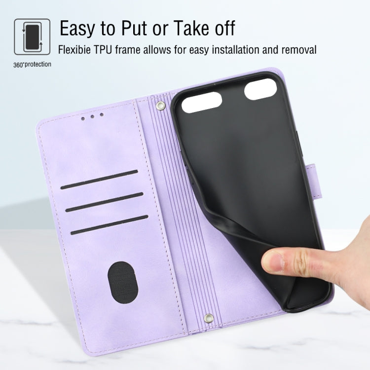 For iPod Touch 7 / Touch 6 Skin-feel Embossed Leather Phone Case
