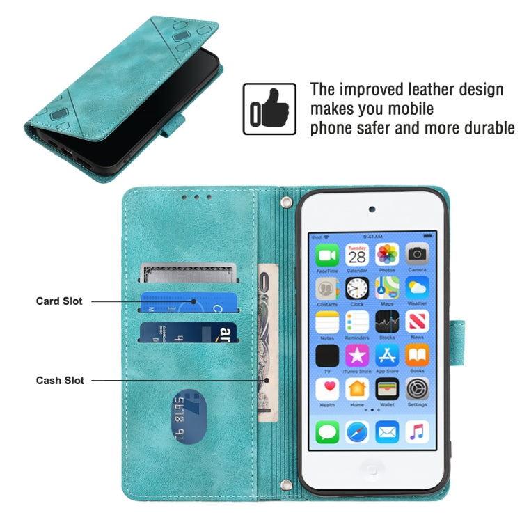 For iPod Touch 7 / Touch 6 Skin-feel Embossed Leather Phone Case