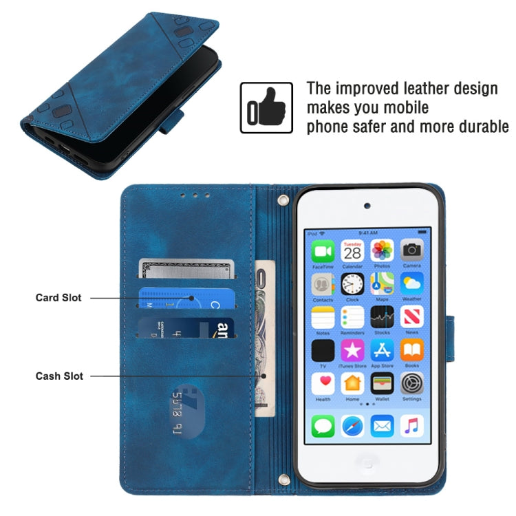 For iPod Touch 7 / Touch 6 Skin-feel Embossed Leather Phone Case