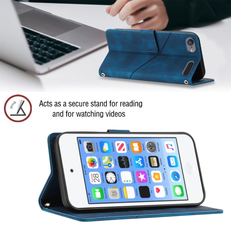 For iPod Touch 7 / Touch 6 Skin-feel Embossed Leather Phone Case