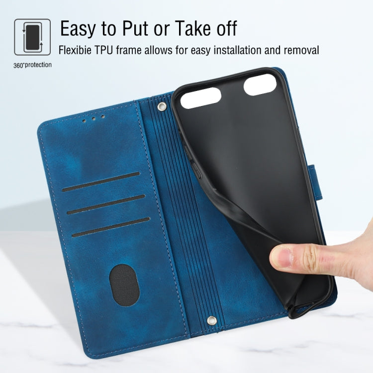 For iPod Touch 7 / Touch 6 Skin-feel Embossed Leather Phone Case