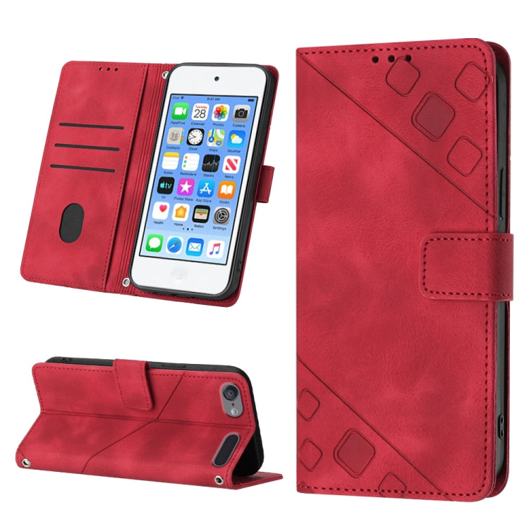 For iPod Touch 7 / Touch 6 Skin-feel Embossed Leather Phone Case