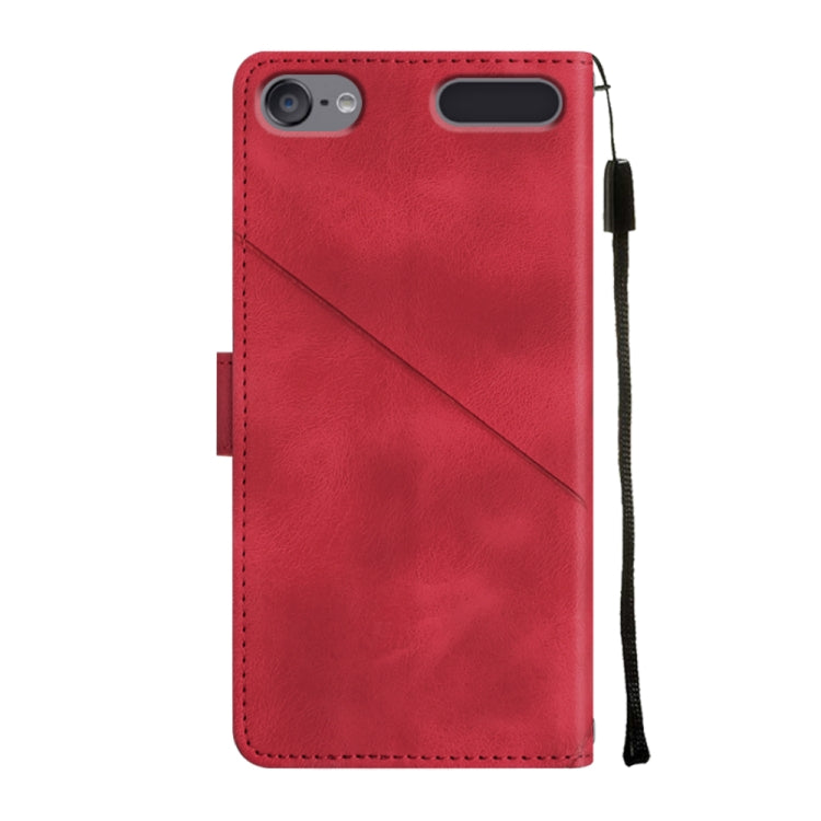 For iPod Touch 7 / Touch 6 Skin-feel Embossed Leather Phone Case