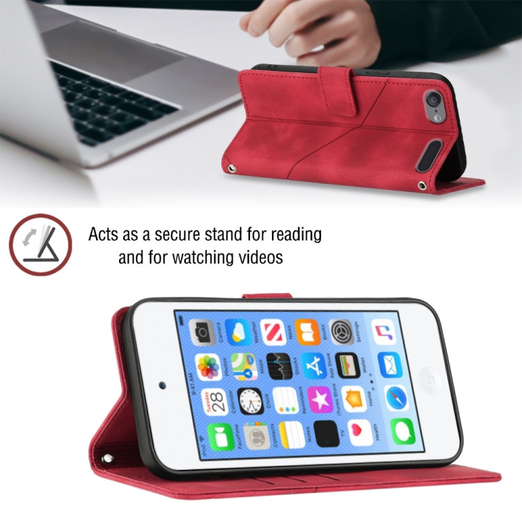 For iPod Touch 7 / Touch 6 Skin-feel Embossed Leather Phone Case