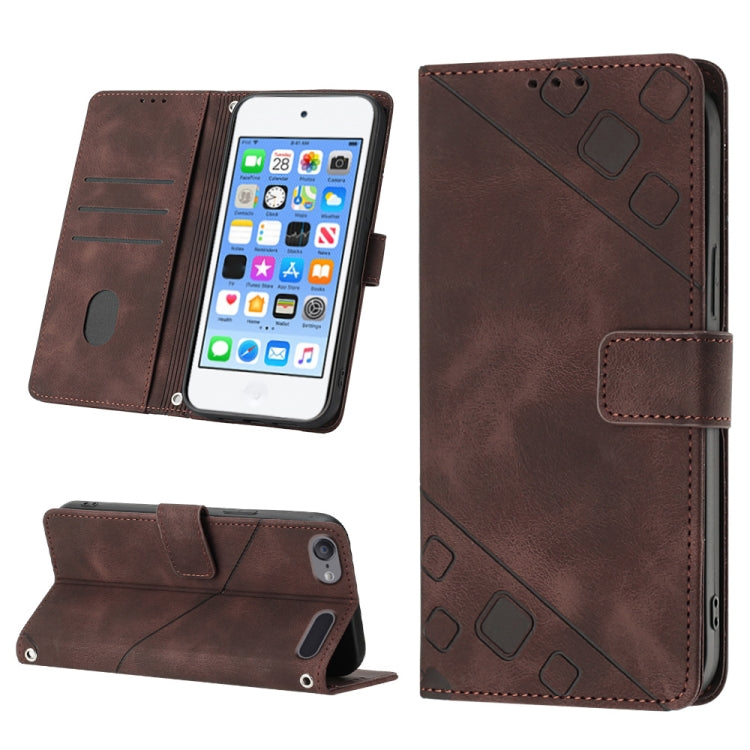 For iPod Touch 7 / Touch 6 Skin-feel Embossed Leather Phone Case